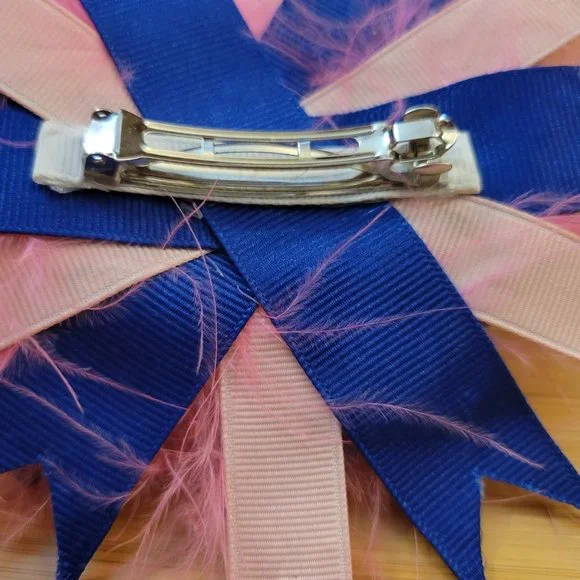 Little Mermaid Flounder ribbon bow - Picture 7 of 7